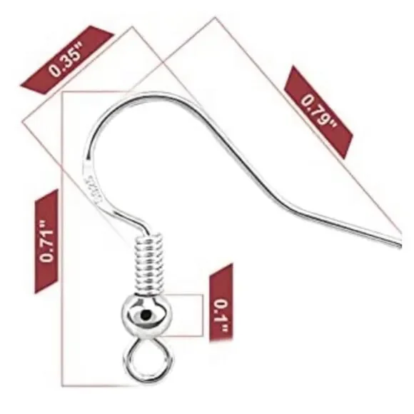 ☀️3/$9☀️ Red-Orange Resin Gummy Bear Dangle Earring with .925 Silver Hooks - Picture 5 of 6